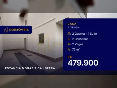 Casa com 2 Quartos à venda, 75m² no Estância Monazítica, Serra