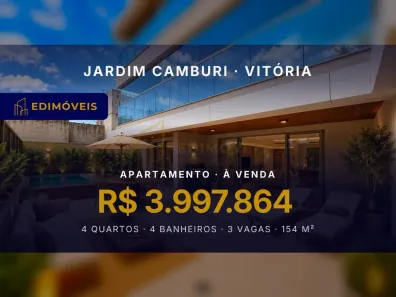 Apartamento com 4 Quartos à venda, 154m² no Jardim Camburi, Vitória