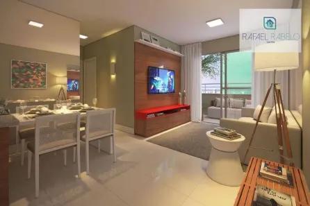 Apartamento com 3 Quartos à venda, 75m² no De Lourdes, Fortaleza