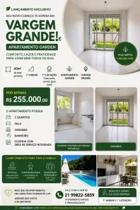Apartamento com 2 Quartos à venda, 43m² no Vargem Grande, Rio de Janeiro