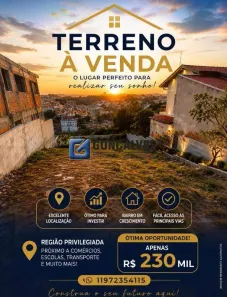 Lote/Terreno à venda, 365m² no São Caetaninho, Ribeirão Pires