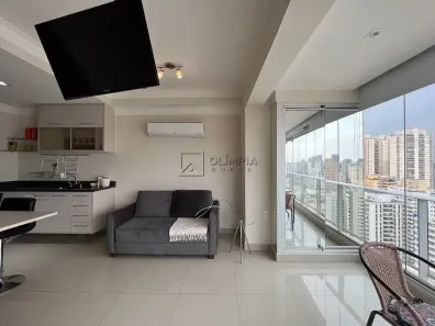 Apartamento com 1 Quarto para alugar, 37m² no Brooklin Paulista, São Paulo