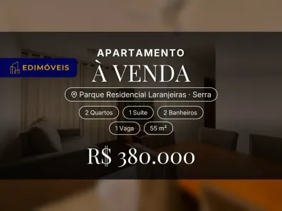 Apartamento com 2 Quartos à venda, 55m² no Parque Residencial Laranjeiras, Serra