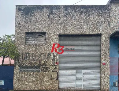 Galpão/Depósito/Armazém para alugar, 365m² no Macuco, Santos