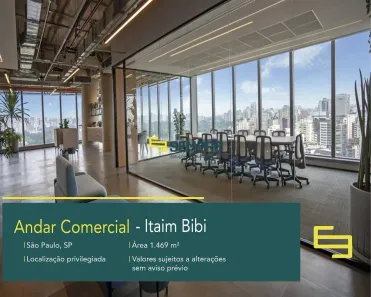 Imóvel Comercial para alugar, 1469m² no Itaim Bibi, São Paulo