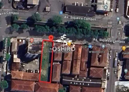 Lote/Terreno para alugar, 625m² no Macuco, Santos