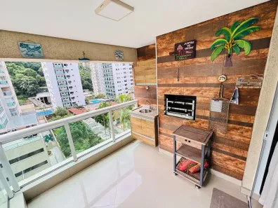 Apartamento com 2 Quartos para alugar, 80m² no Pitangueiras, Guarujá