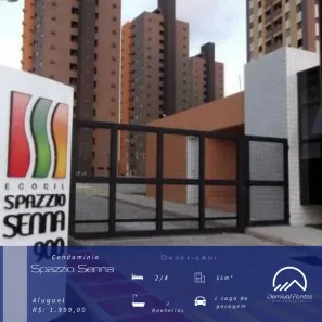 Apartamento com 2 Quartos para alugar, 56m² no Nova Parnamirim, Parnamirim