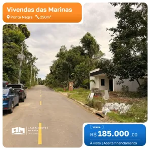 Lote/Terreno à venda, 250m² no Ponta Negra, Manaus