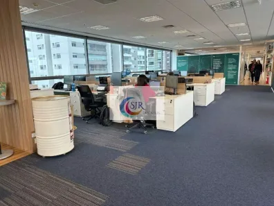 Sala Comercial para alugar, 261m² no Cidade Monções, São Paulo
