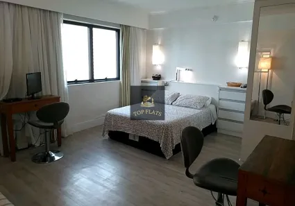 Flat com 1 Quarto para alugar, 30m² no Indianópolis, São Paulo