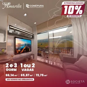 Apartamento com 2 Quartos à venda, 66m² no Condomínio Residencial Colinas do Paratehy, São José dos Campos
