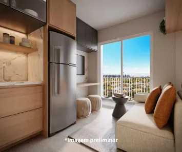 Apartamento com 2 Quartos à venda, 35m² no Santo Amaro, São Paulo
