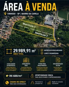 Lote/Terreno à venda, 29989m² no Centro, Vinhedo