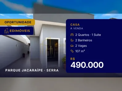 Casa com 2 Quartos à venda, 107m² no Parque Jacaraípe, Serra
