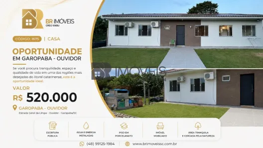 Casa com 2 Quartos à venda, 100m² no Ouvidor, Garopaba