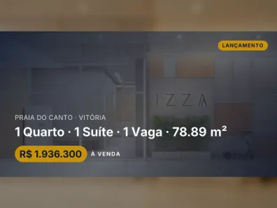 Apartamento com 1 Quarto à venda, 78m² no Praia do Canto, Vitória