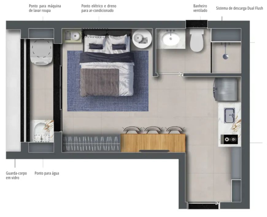 FEEL SAUDE - APARTAMENTOS no Vila da Saúde, São Paulo