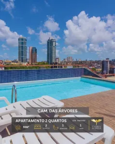 Apartamento com 2 Quartos à venda, 55m² no Caminho das Árvores, Salvador