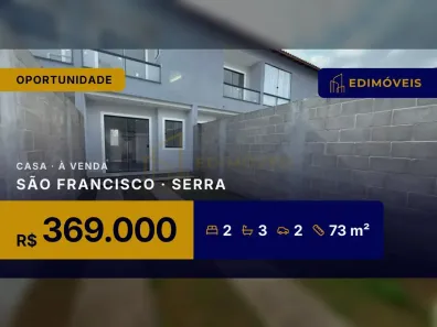 Casa com 2 Quartos à venda, 73m² no São Francisco, Serra