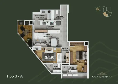 Apartamento com 2 Quartos à venda, 92m² no Fazenda, Itajaí