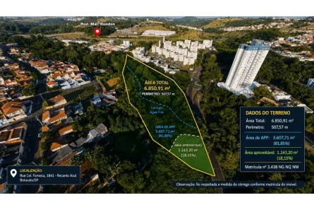 Lote/Terreno à venda, 1243m² no Jardim Bom Pastor, Botucatu