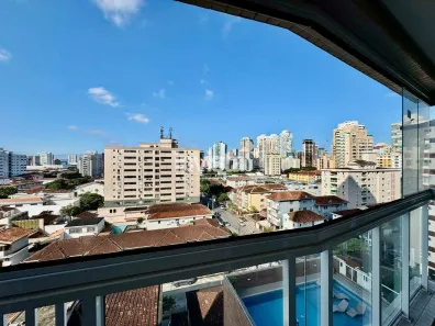 Apartamento com 1 Quarto à venda, 42m² no Campo Grande, Santos