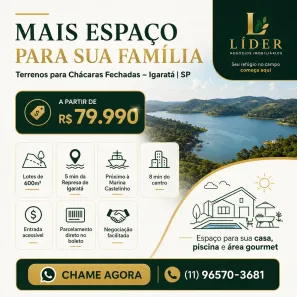 Lote/Terreno à venda, 600m² no Novo Horizonte Hills I e II, Arujá