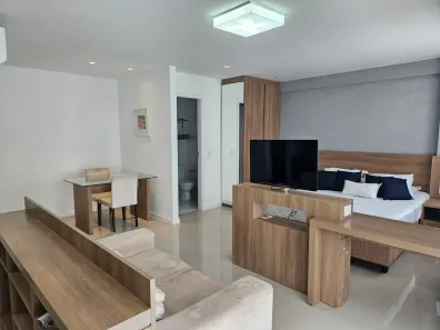 Flat com 1 Quarto para alugar, 40m² no Barra Olímpica, Rio de Janeiro