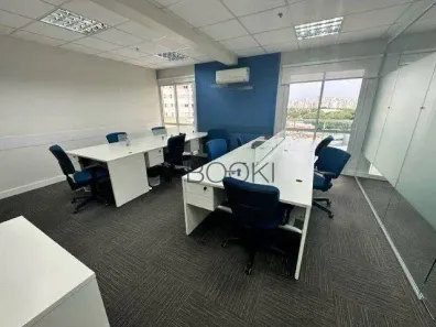 Sala Comercial para alugar, 84m² no Cidade Monções, São Paulo