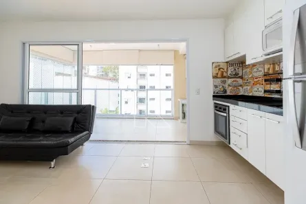 Apartamento com 1 Quarto à venda, 43m² no Santo Amaro, São Paulo
