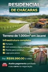 Lote/Terreno à venda, 1000m² no Rio Abaixo, Jacareí
