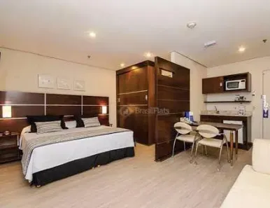 Flat com 1 Quarto para alugar, 38m² no Chácara Santo Antônio (Zona Sul), São Paulo