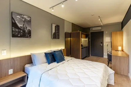 Apartamento com 1 Quarto para alugar, 36m² no Itaim Bibi, São Paulo