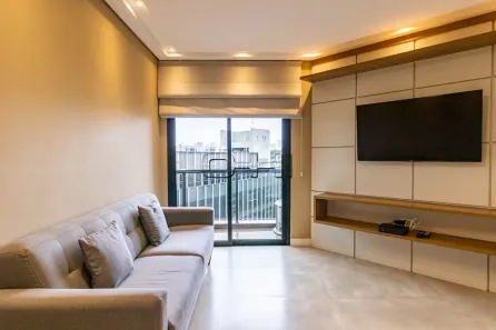 Apartamento com 1 Quarto para alugar, 44m² no Itaim Bibi, São Paulo