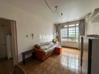 Apartamento com 1 Quarto para alugar, 50m² no Gonzaga, Santos