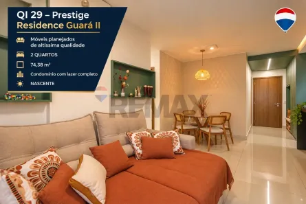 Apartamento com 2 Quartos à venda, 74m² no Guará II, Brasília