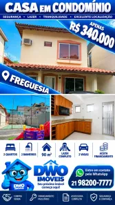 Casa com 2 Quartos à venda, 90m² no Freguesia (Jacarepaguá), Rio de Janeiro
