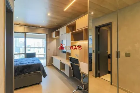 Flat com 1 Quarto para alugar, 58m² no Vila Cordeiro, São Paulo