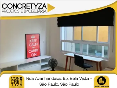 Apartamento com 1 Quarto para alugar, 28m² no Bela Vista, São Paulo
