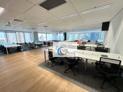 Sala Comercial para alugar, 484m² no Vila São Francisco (Zona Sul), São Paulo
