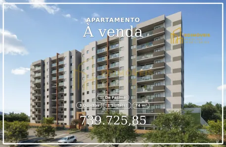 Apartamento com 3 Quartos à venda, 74m² no de Fátima, Serra