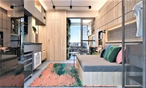 Kitnet com 1 Quarto à venda, 23m² no Vila Firmiano Pinto, São Paulo