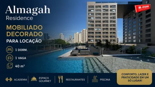 Apartamento com 1 Quarto para alugar, 40m² no Vila Gomes Cardim, São Paulo