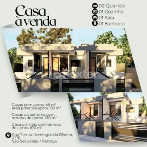 Casa com 2 Quartos à venda, 58m² no São Sebastião, Palhoça