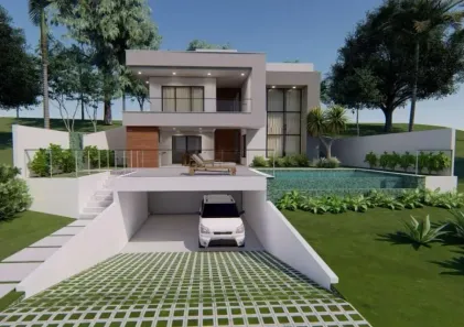 Casa de Condomínio com 5 Quartos à venda, 270m² no Alphaville (Abrantes), Camaçari