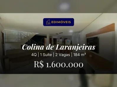 Casa com 4 Quartos à venda, 184m² no Colina de Laranjeiras, Serra