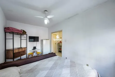 Apartamento com 1 Quarto para alugar, 31m² no Boqueirão, Santos