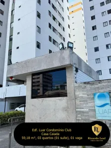 Apartamento com 3 Quartos à venda, 59m² no Casa Caiada, Olinda