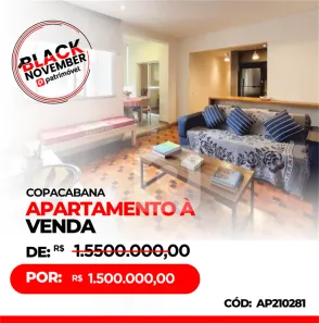 Apartamento com 3 Quartos à venda, 139m² no Copacabana, Rio de Janeiro